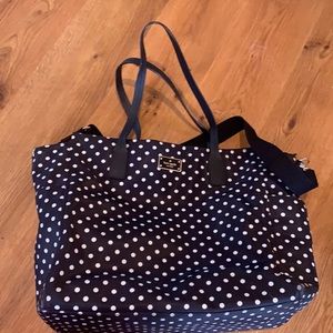 Kate Spade polka dot diaper bag